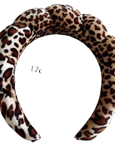 opaska na włosy animal print