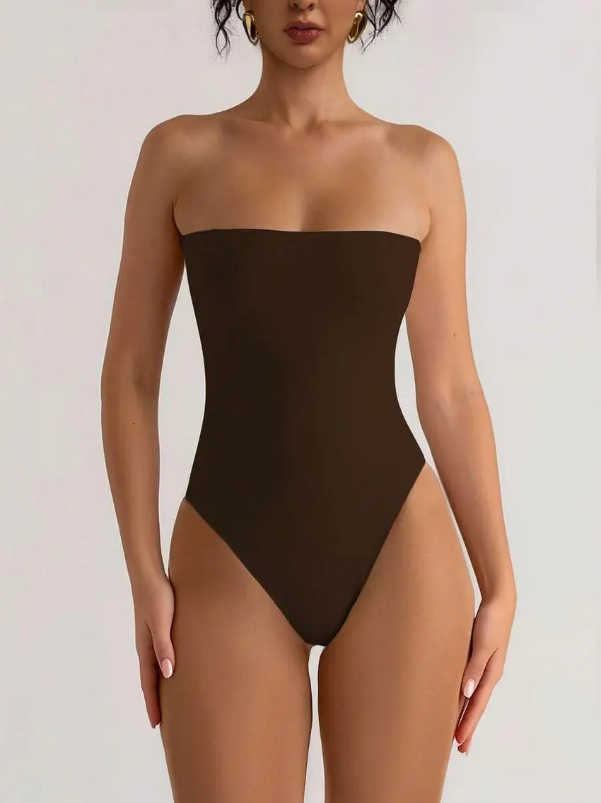 brązowe body casual