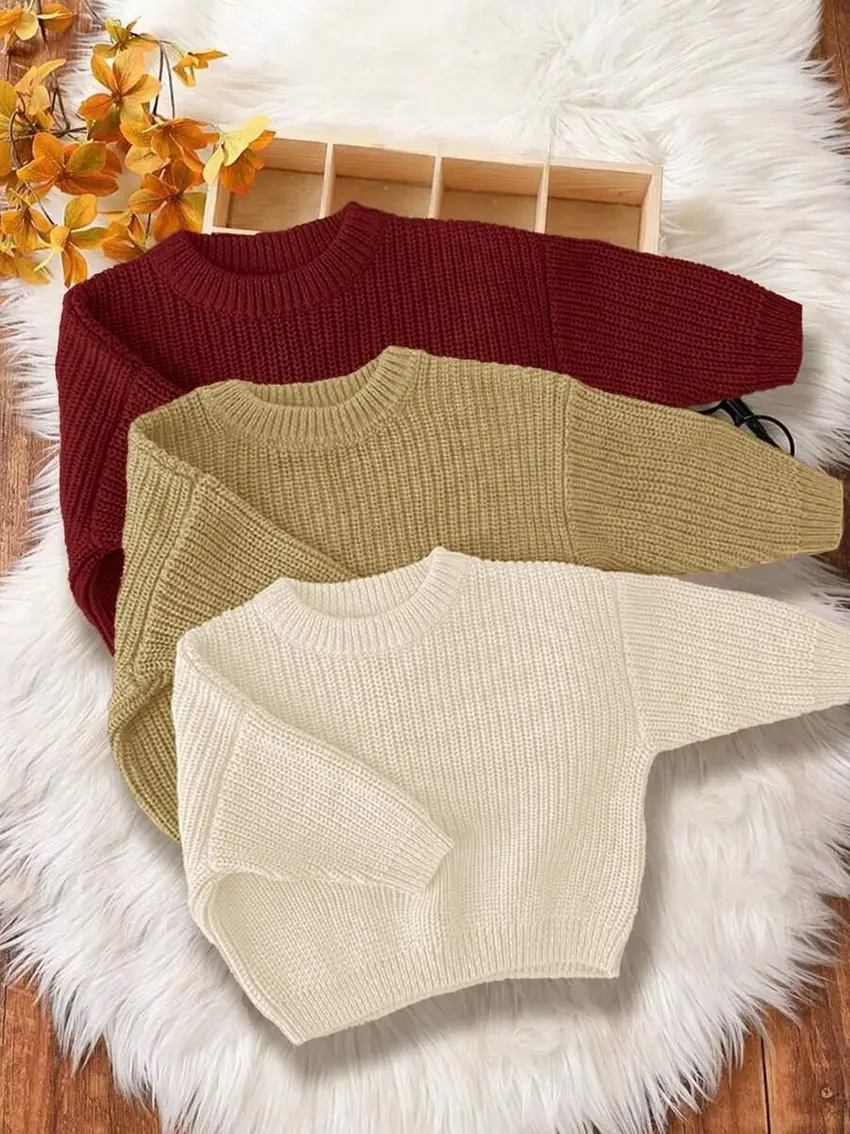 SWETER OKRĄGŁY DEKOLT 2-PACK