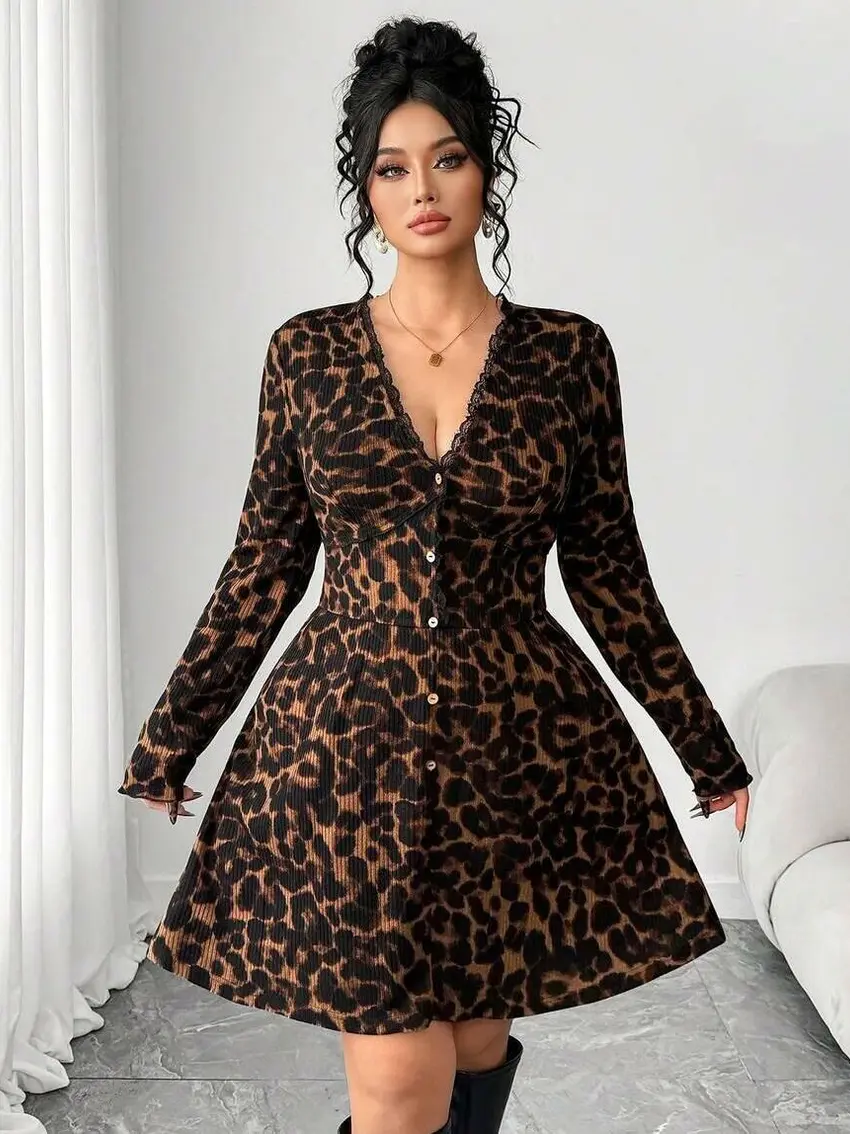 SUKIENKA ANIMAL PRINT