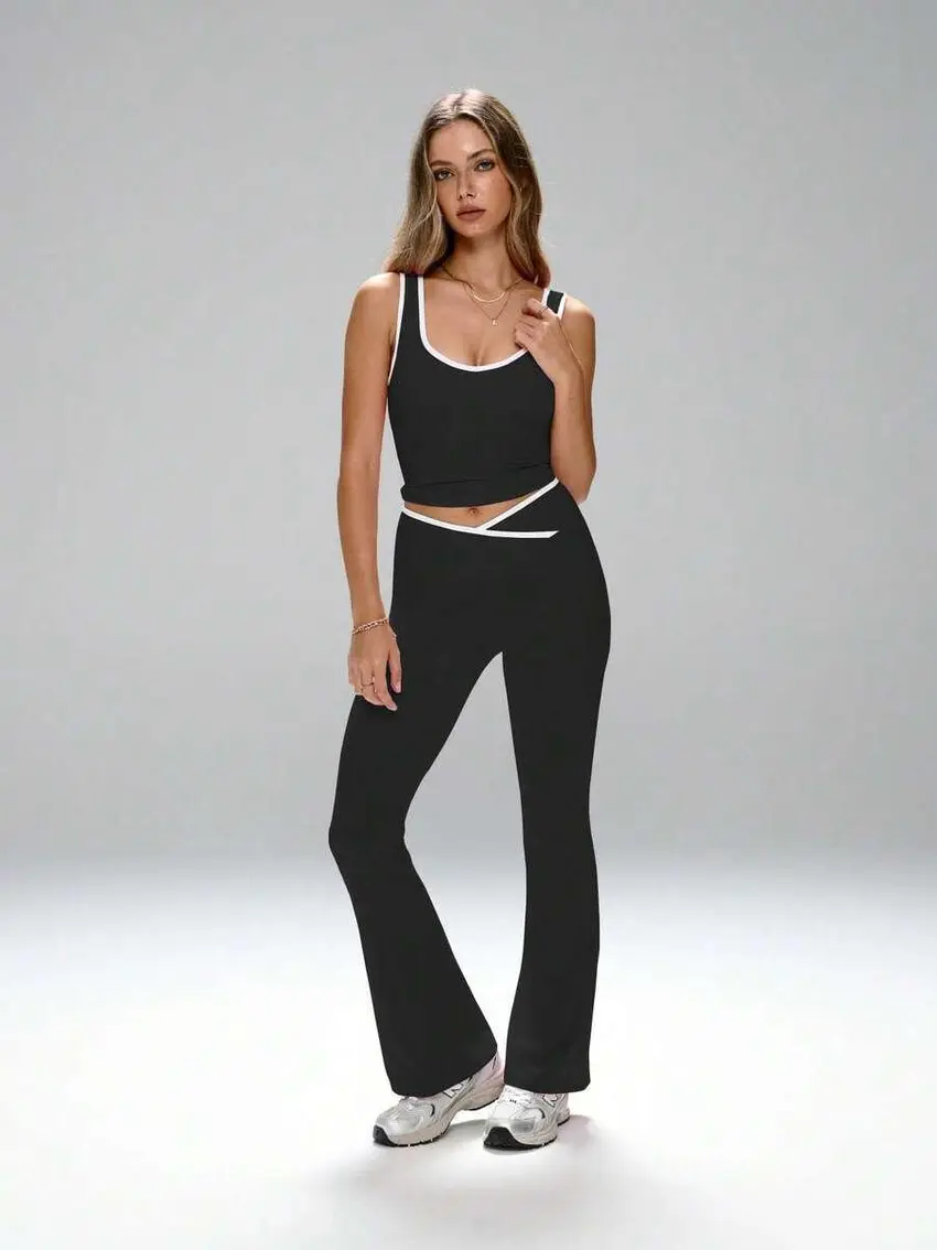 top legginsy komplet sportowy