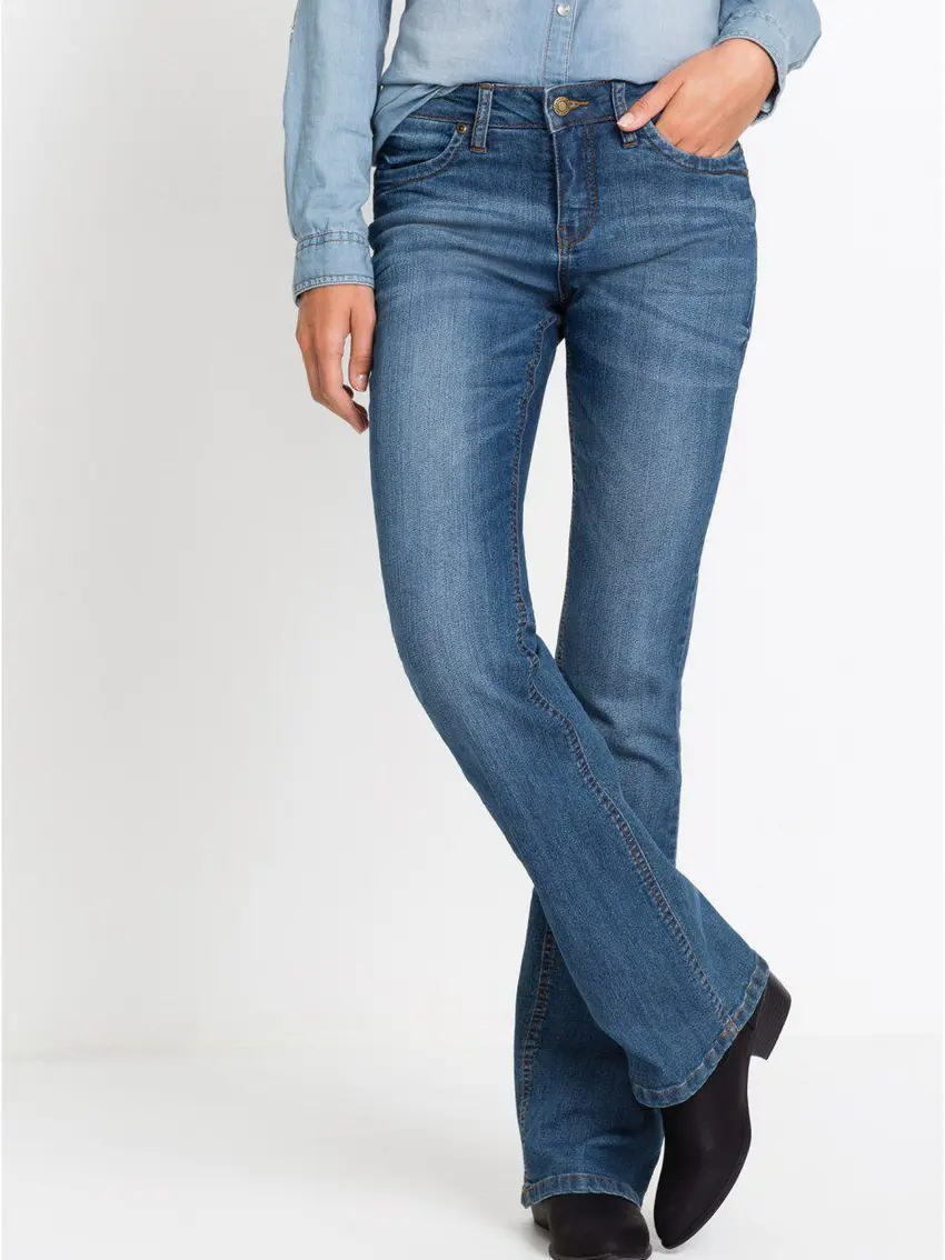 NIEBIESKIE SPODNIE JEANS