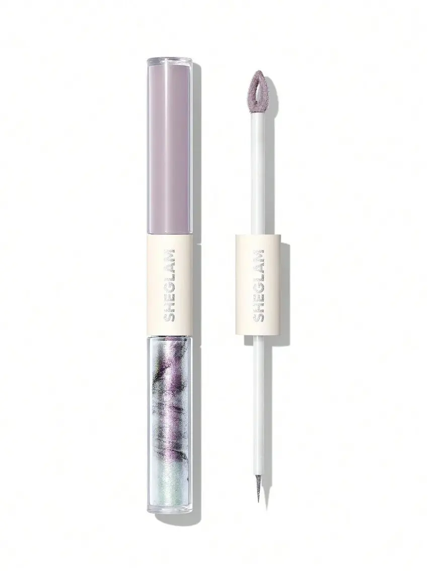 brokatowy eyeliner lavender