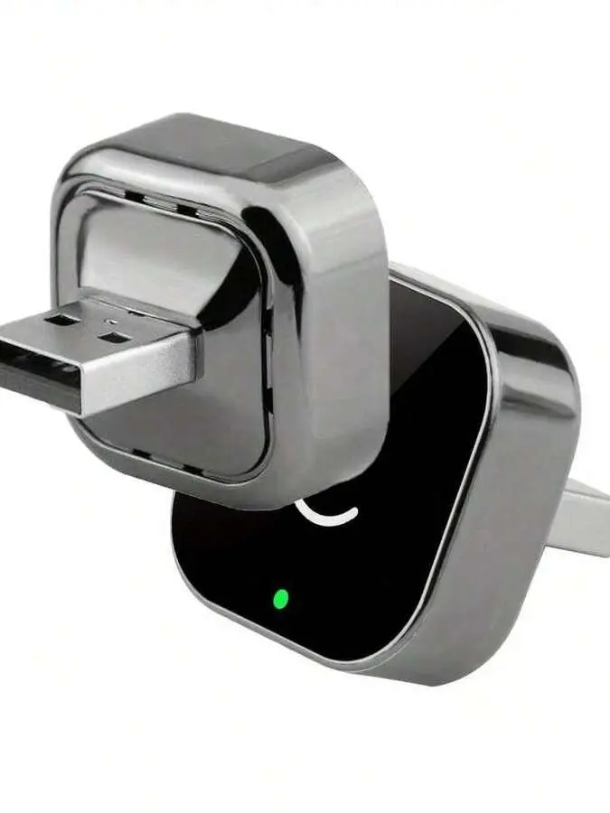 czarny bezprzewodowy adapter