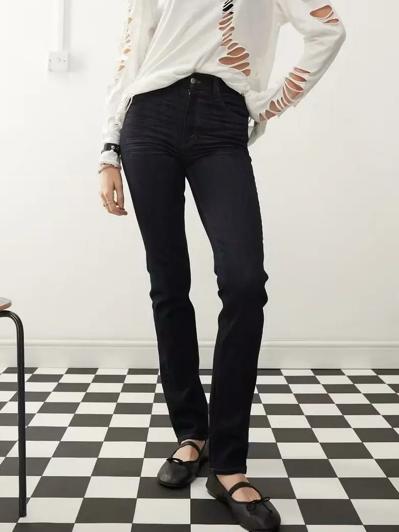 SPODNIE JEANS WYSOKI STAN