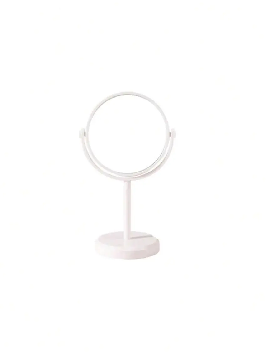 białe lusterko stojące