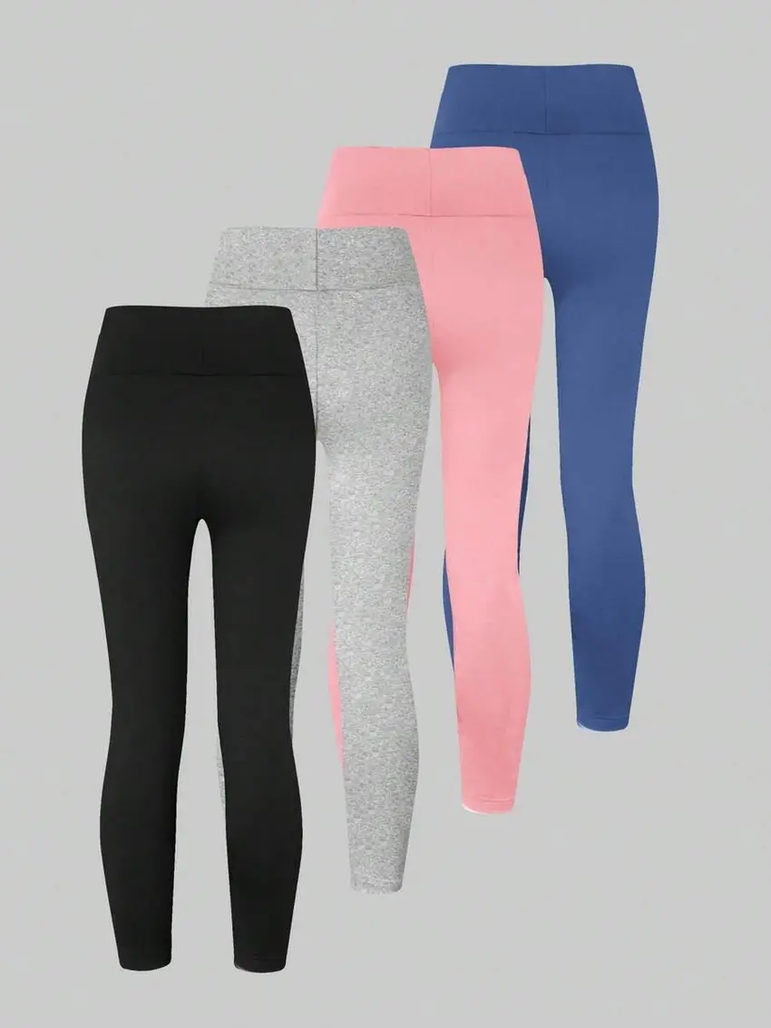 gładkie legginsy 4-pack