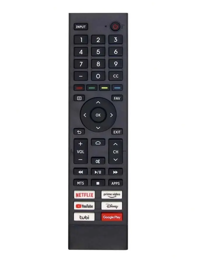 czarny pilot do telewizora