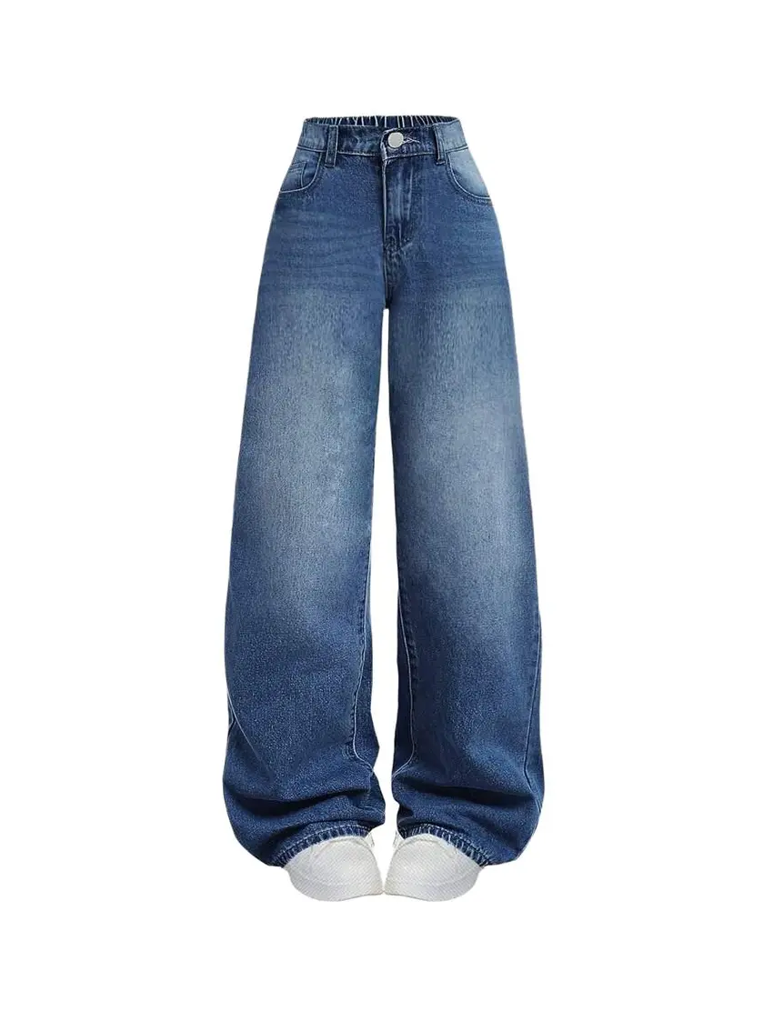 NIEBIESKIE SPODNIE JEANS