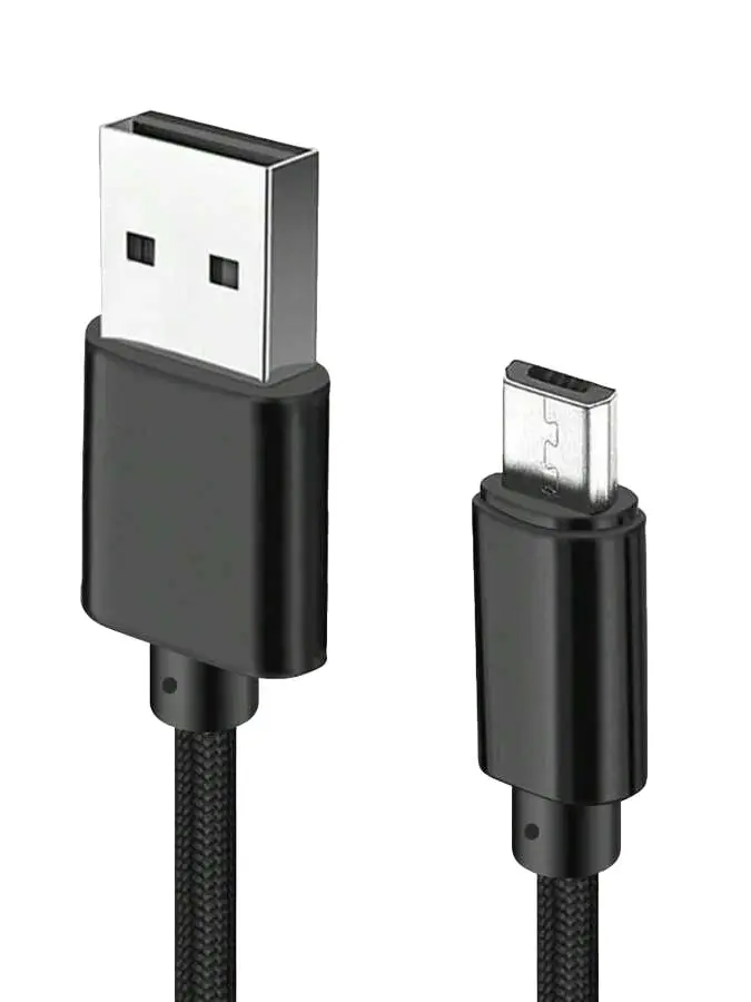 czarny kabel micro usb typ B