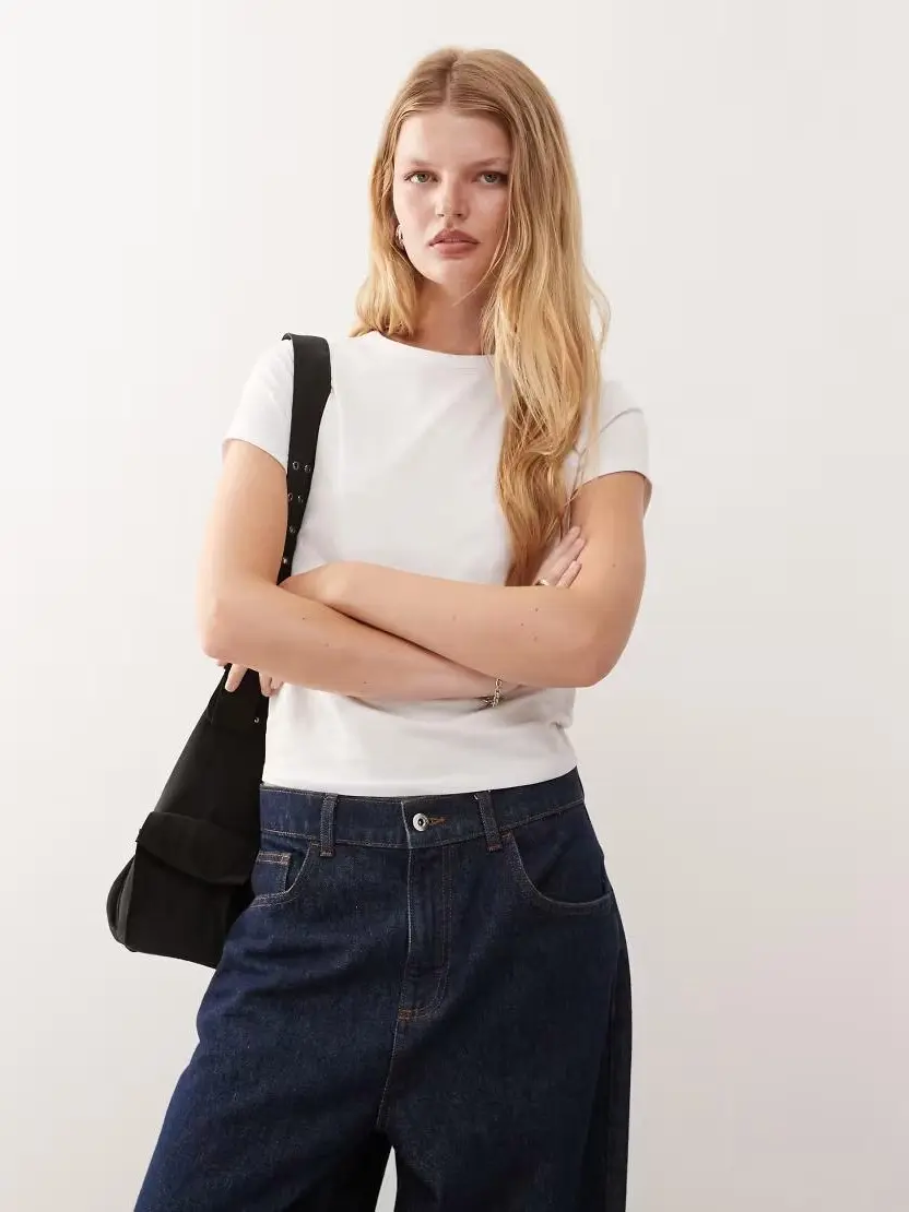 BIAŁY T-SHIRT BASIC