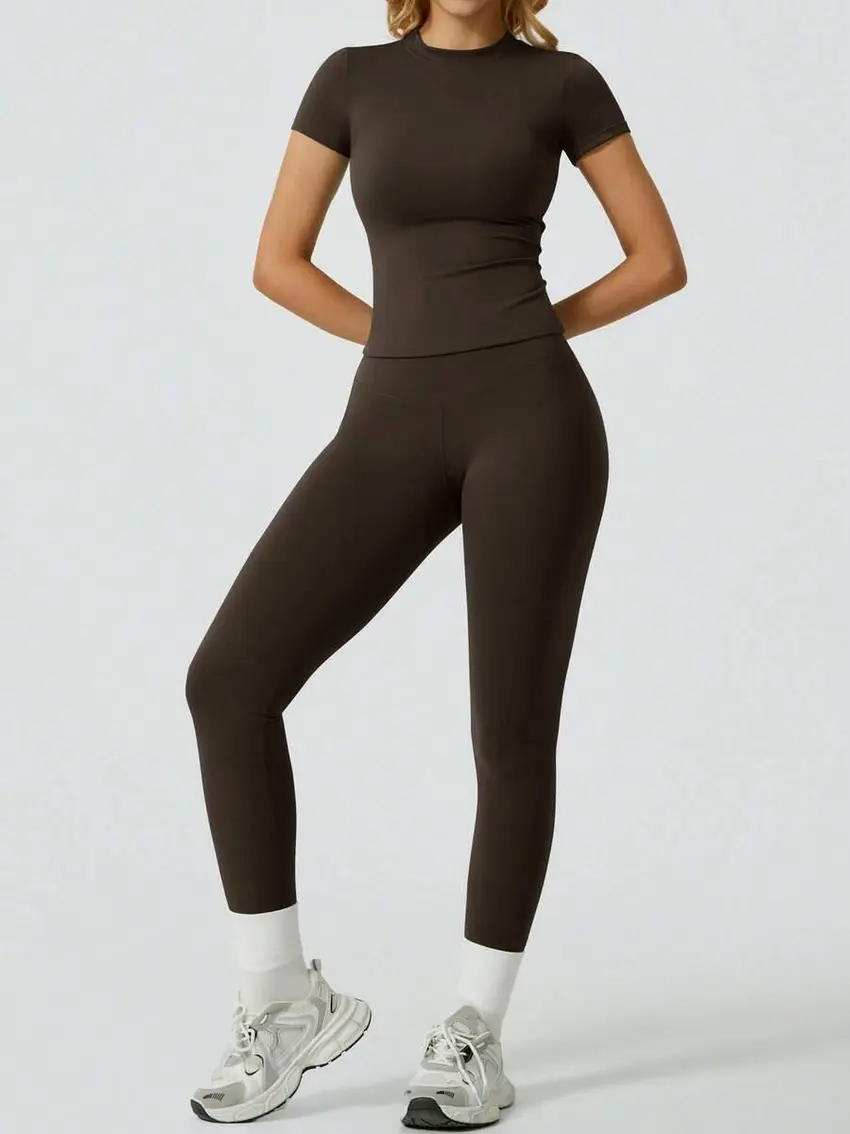 komplet top legginsy