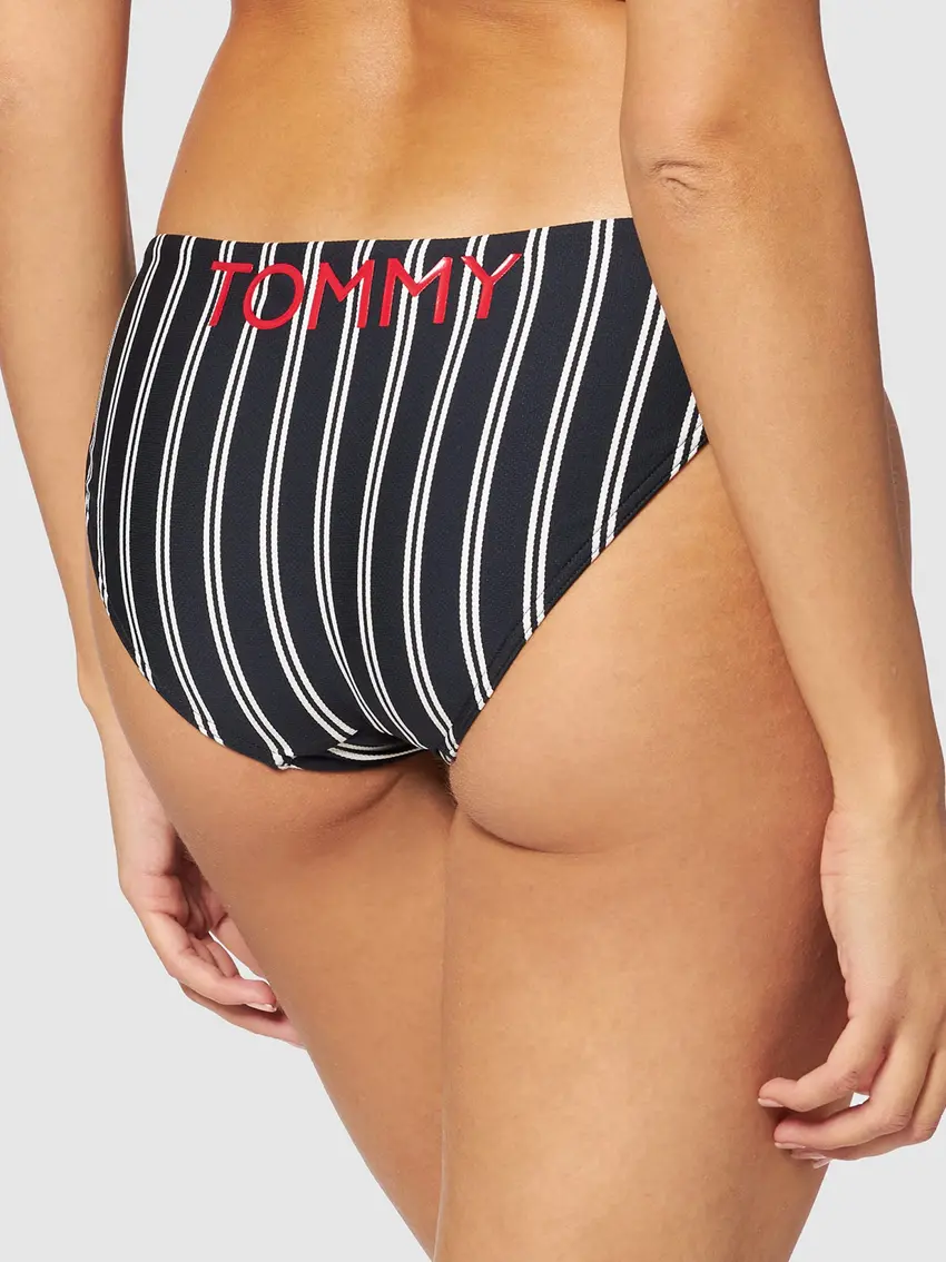 dół od bikini wzór paski logo