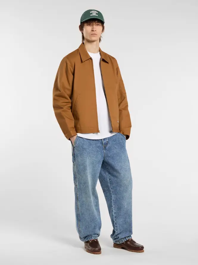 NIEBIESKIE SPODNIE BAGGY JEANS