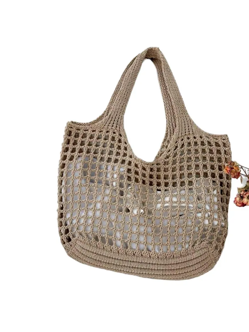 beżowa torebka shopper