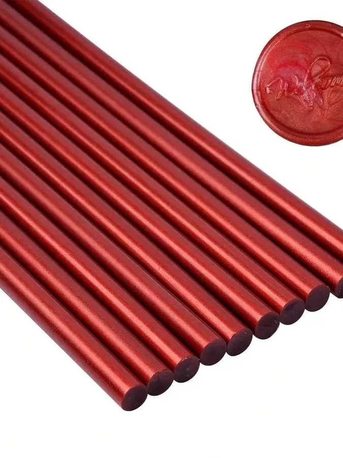 CZERWONY WKŁAD DO PISTOLETU NA KLEJ 7-PACK
