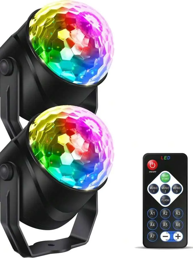 projektor led oświetlenie na imprezę 2-pack