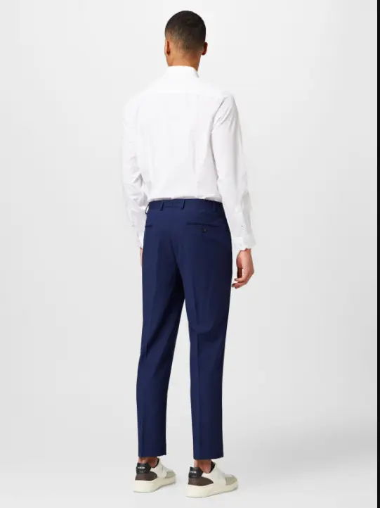 NIEBIESKIE ELEGANCKIE SPODNIE