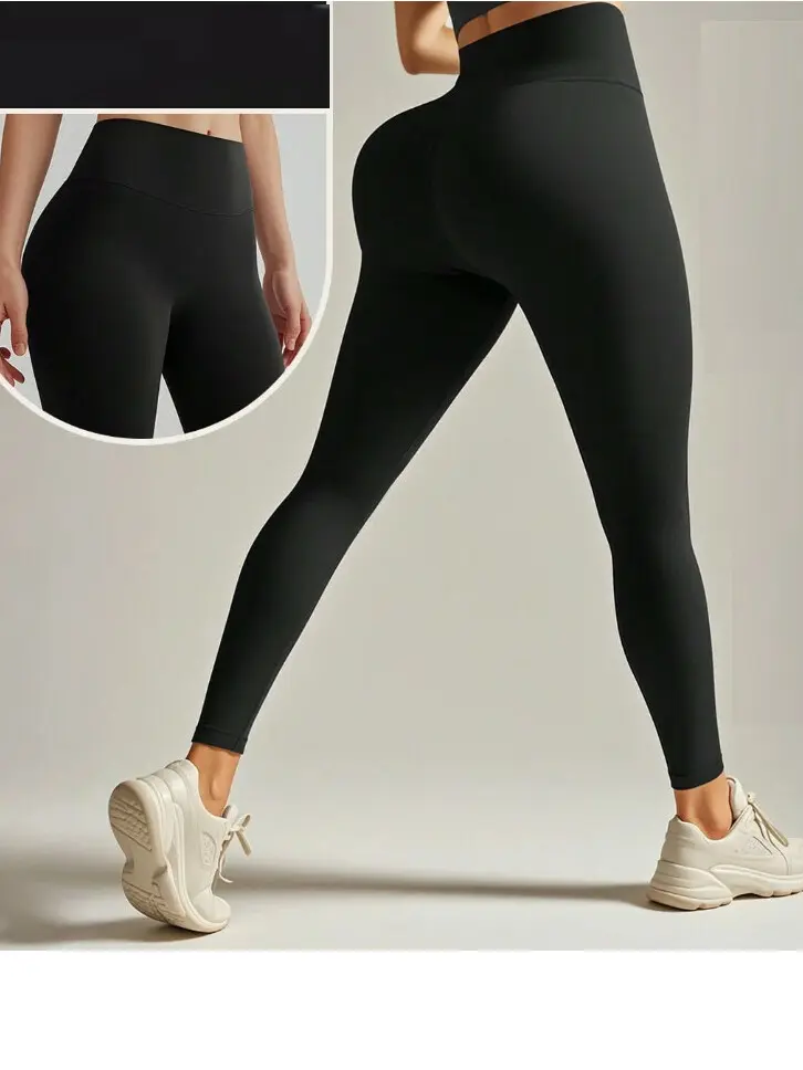 czarne legginsy sportowe