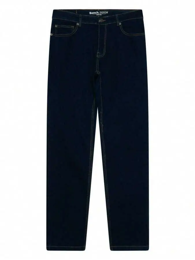 granatowe proste spodnie jeans CHRISTOPH