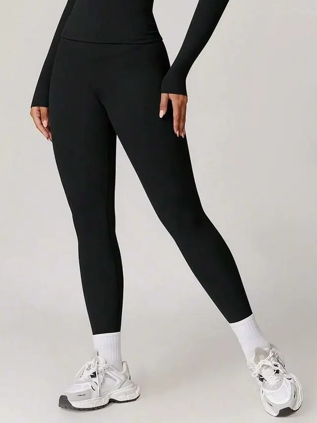 CZARNE SPORTOWE LEGGINSY