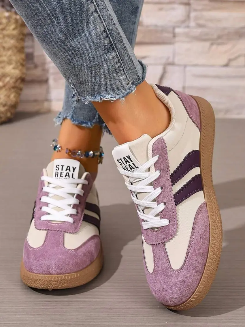 fioletowe buty sportowe