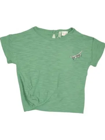 ZIELONY T-SHIRT print