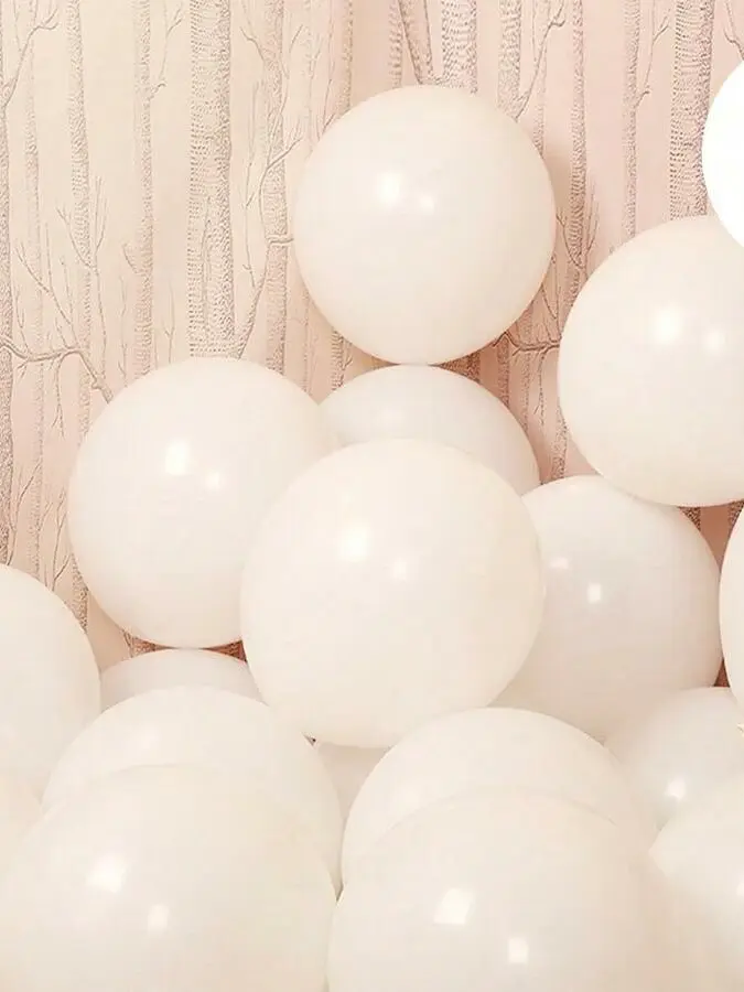 białe balony 10-pack
