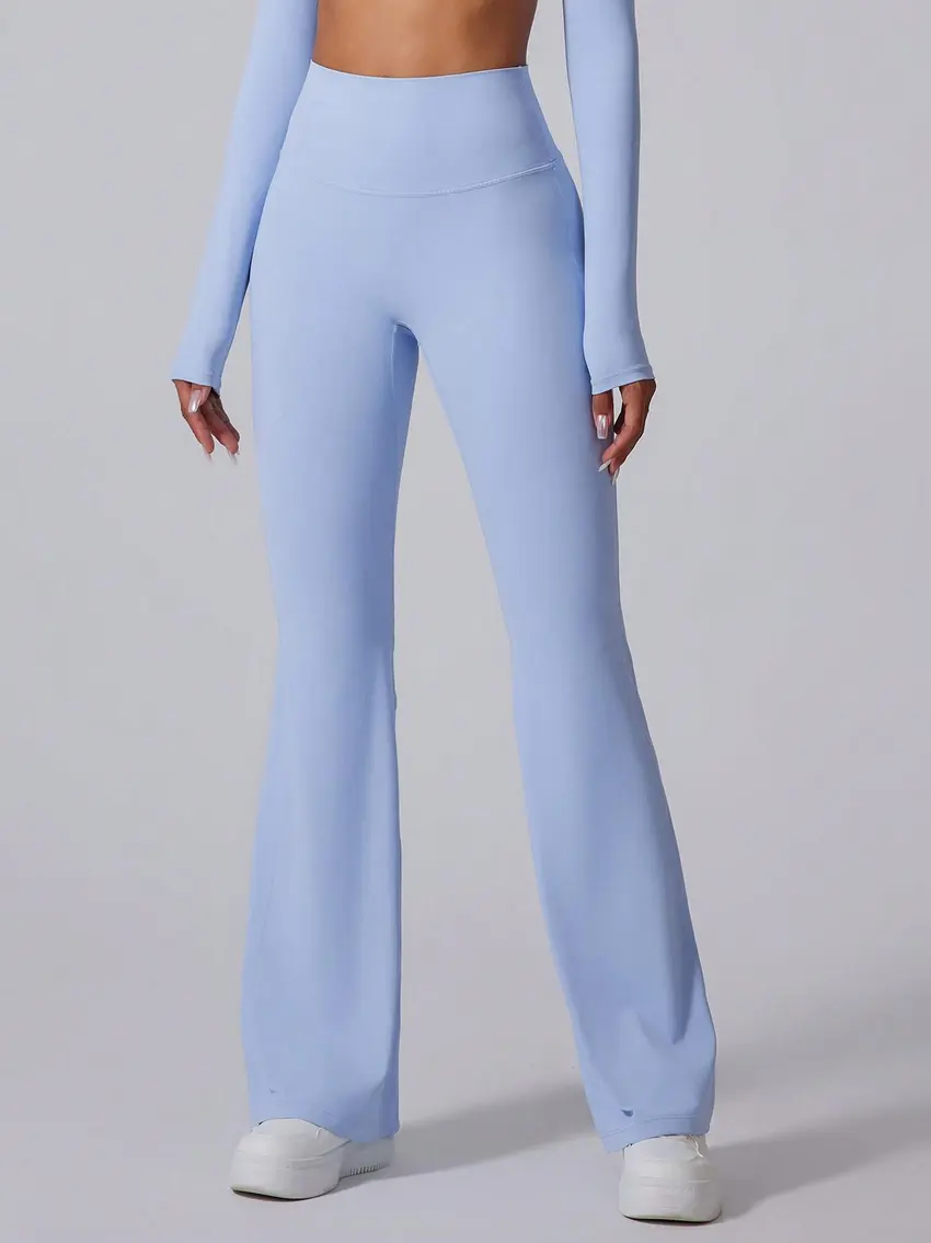 niebieskie legginsy