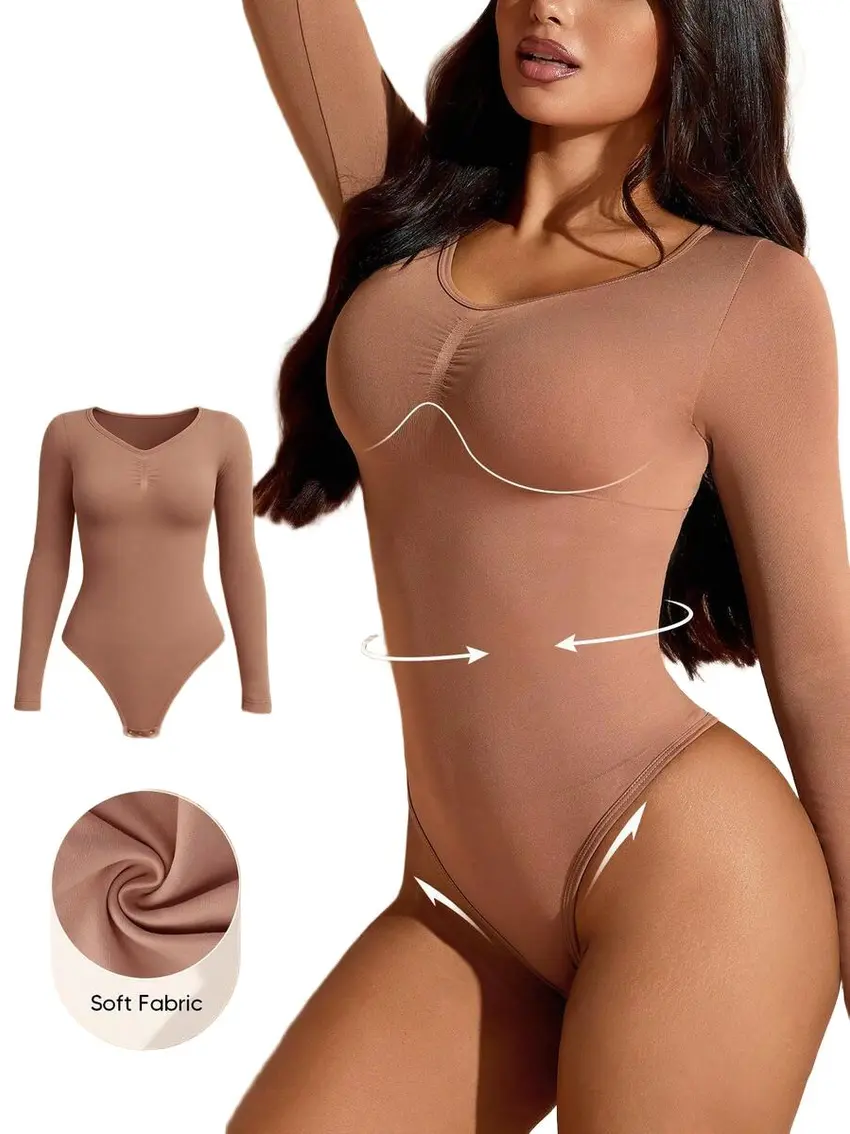 BODY MODELUJĄCE DŁUGI RĘKAW