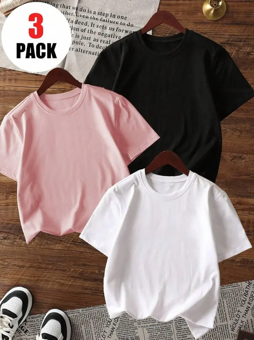 t-shirt basic 3-pack