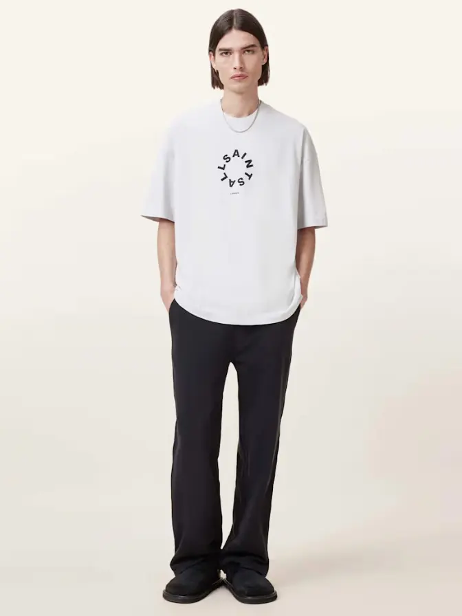 SZARY T-SHIRT LOGO