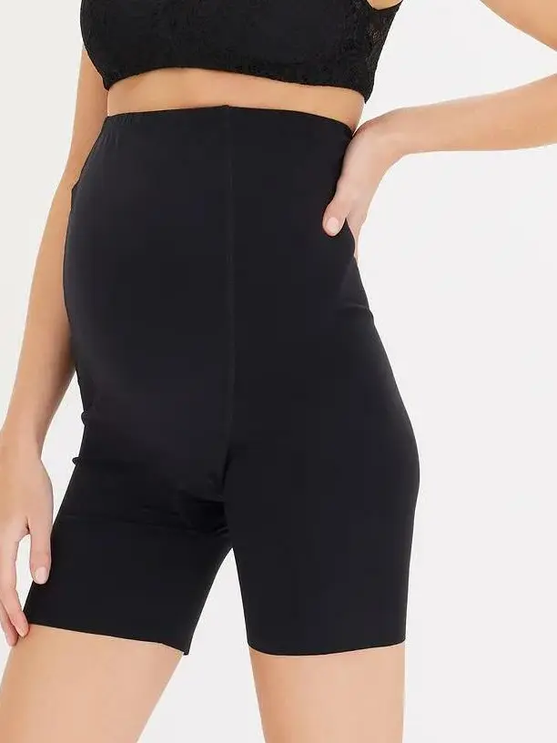 CZARNE CIĄŻOWE SPODENKI 2-PACK