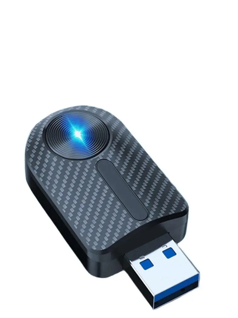 czarny adapter do samochodu