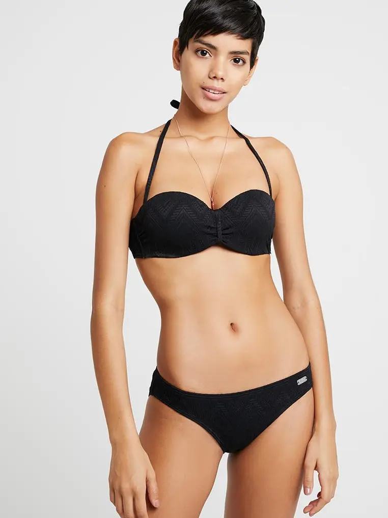 czarny komplet bikini