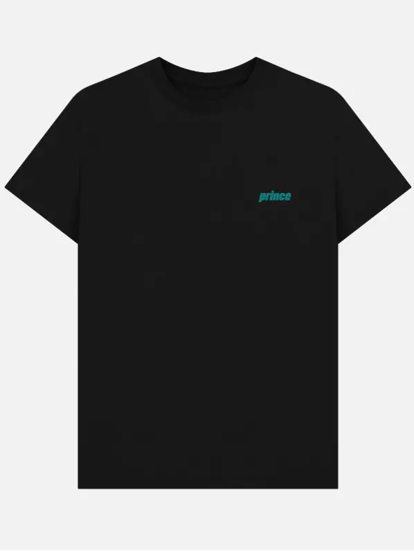 czarny t-shirt nadruk
