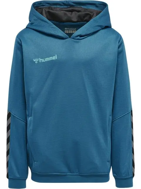BLUZA Z KAPTUREM LOGO TEKSTURA