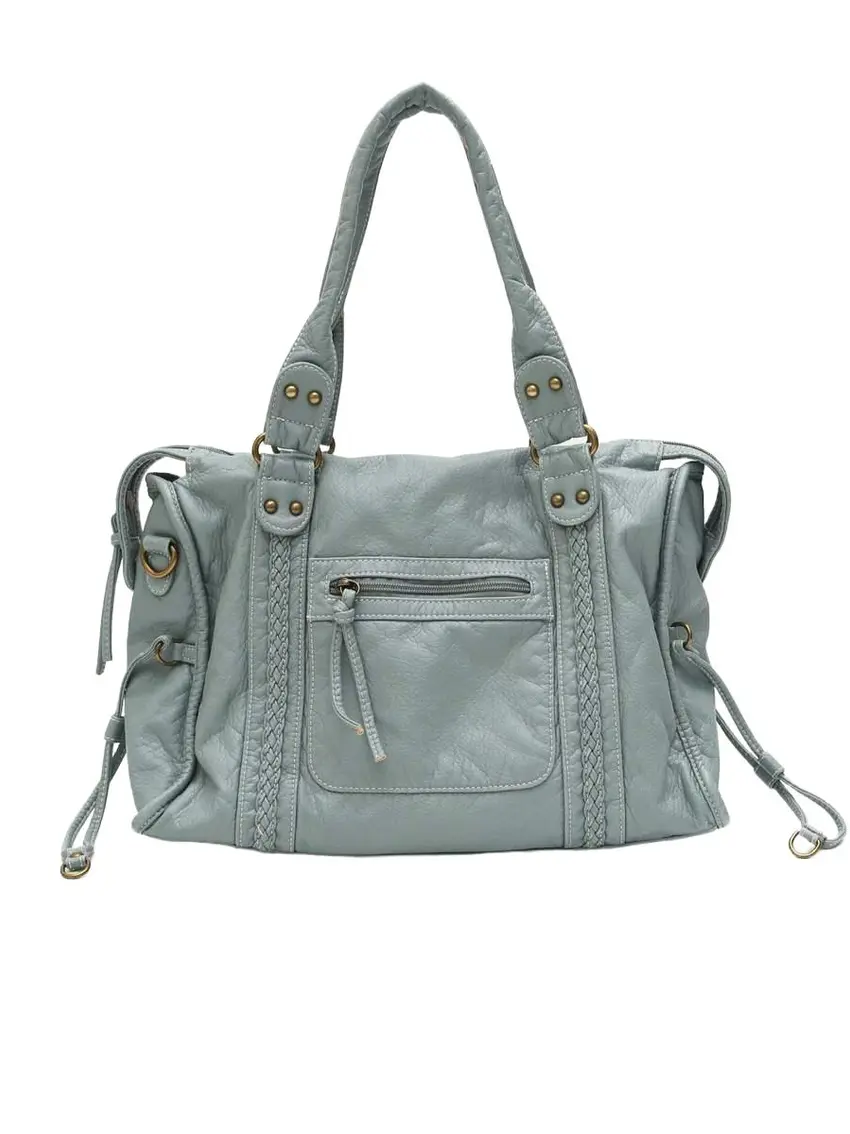 niebieska torba na ramie 38x29cm