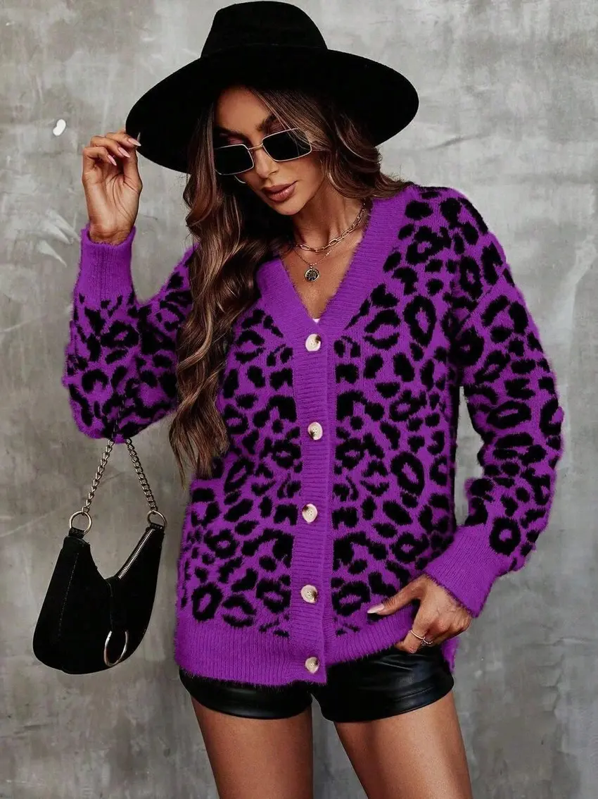 SWETER ANIMAL PRINT