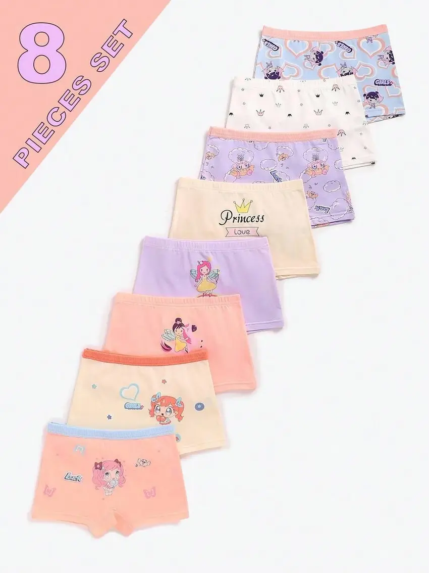 majtki print 8-pack