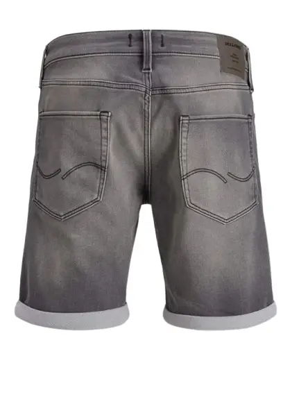 SZARE SPODENKI JEANS