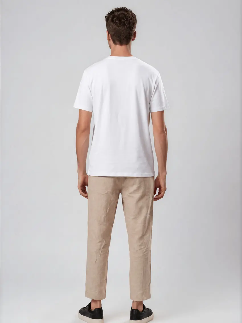 beżowe spodnie chinos
