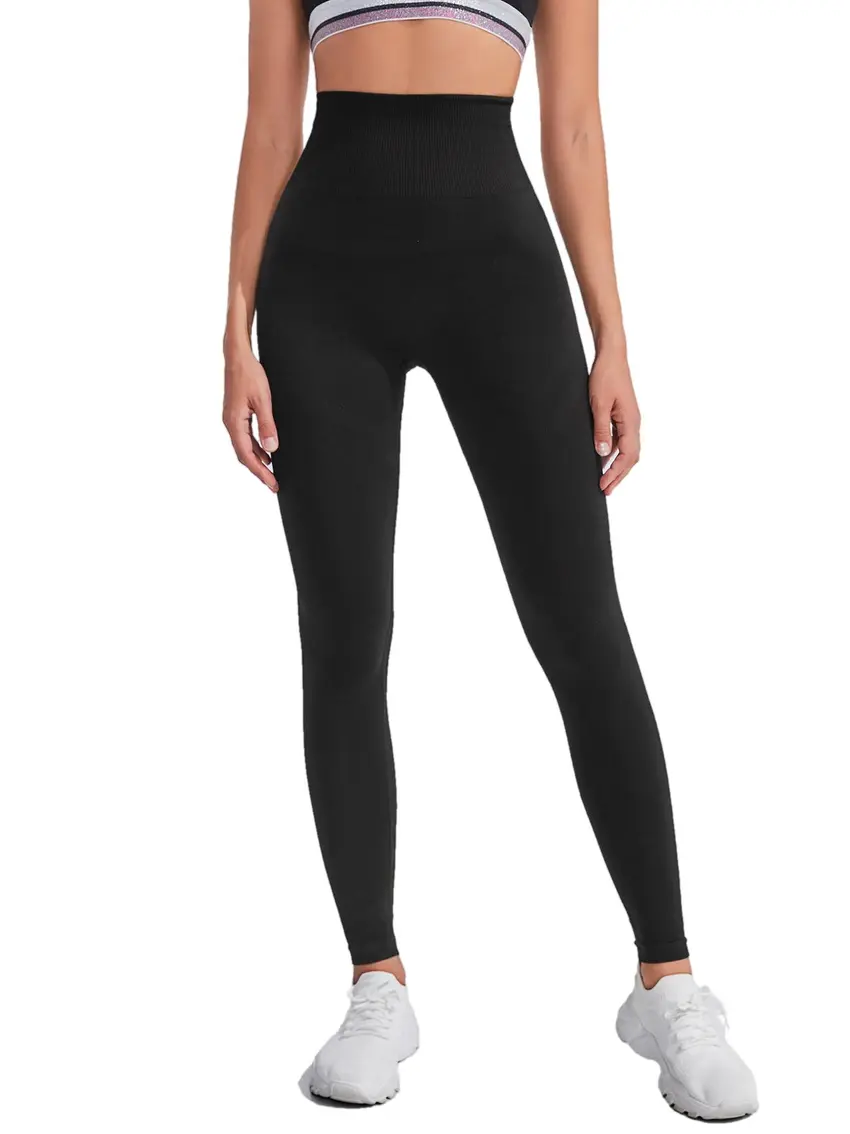 CZARNE SPORTOWE LEGGINSY