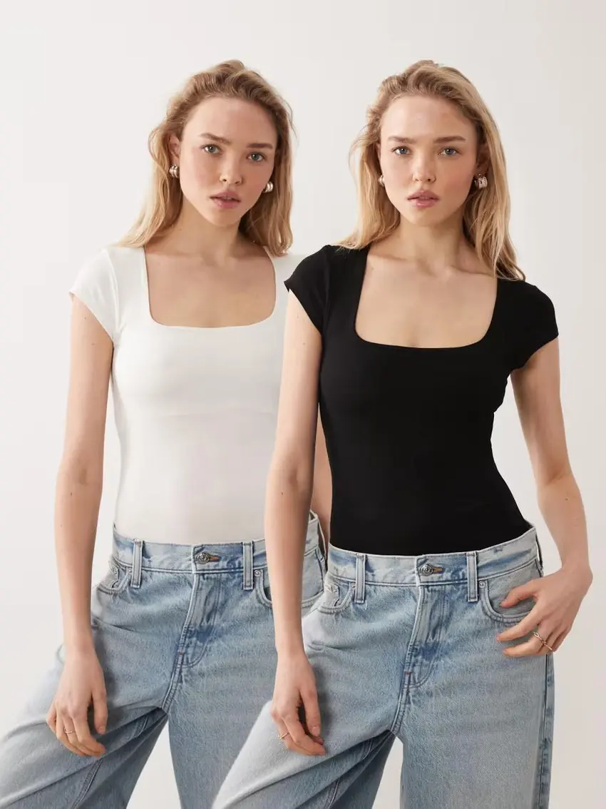 BODY KRÓTKI RĘKAW 2-PACK