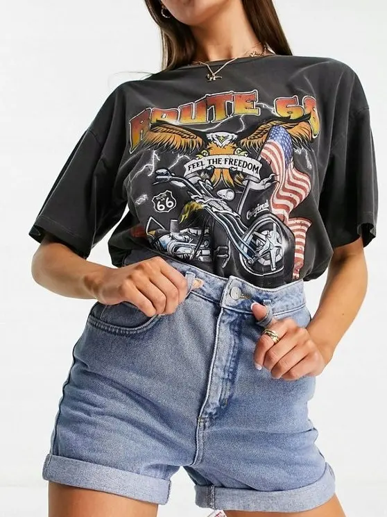 NIEBIESKIE SPODENKI JEANS