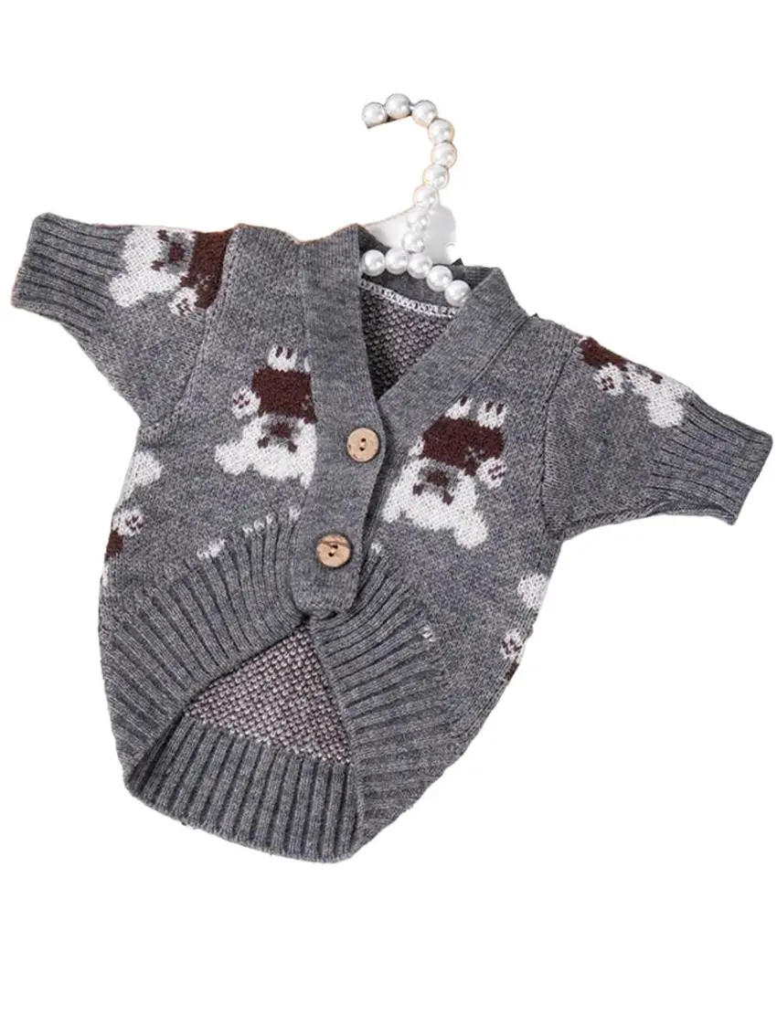 dzianinowy sweter dla psa