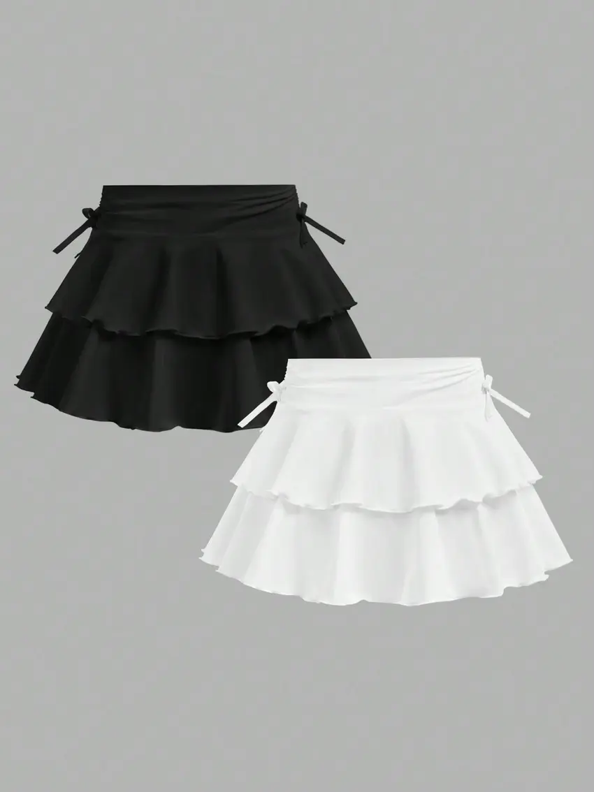 ROZKLOSZOWANA SPÓDNICA 2-pack