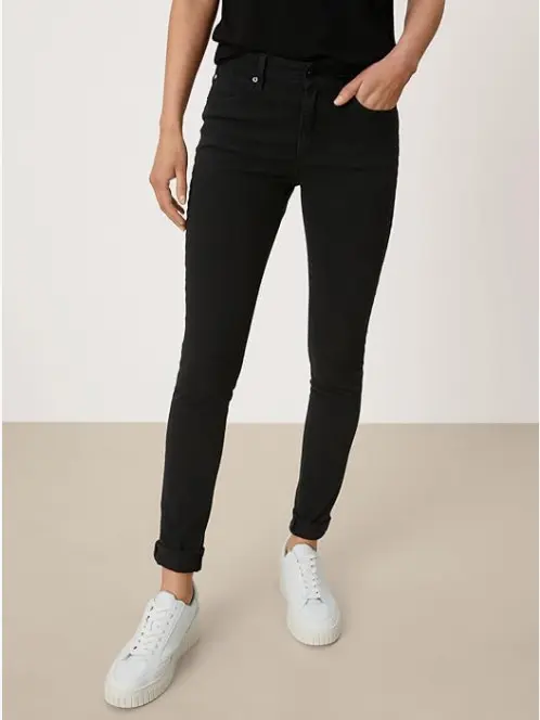 CZARNE SPODNIE JEANS RURKI