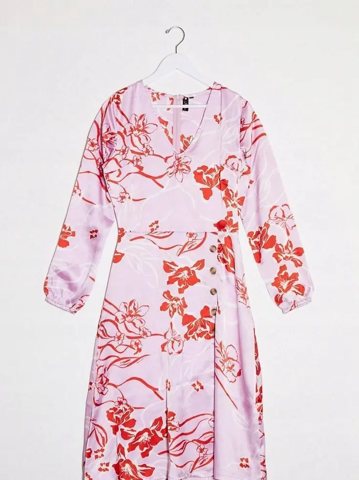 MIDI SUKIENKA V-NECK
