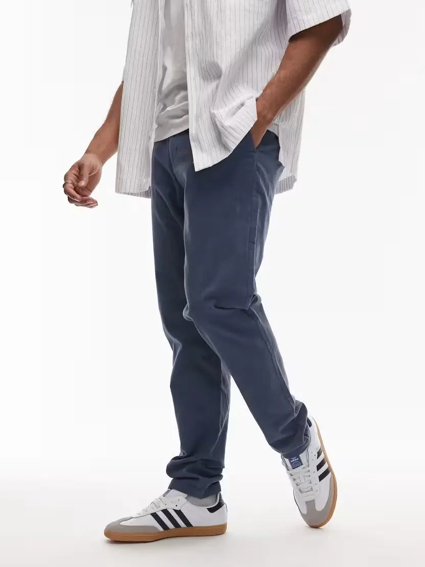 niebieskie spodnie casual